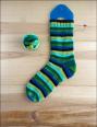 .'I Heart Green'  Vesper Sock Yarn DYED TO ORDER