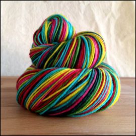 'Twinkle Lights'  Vesper Sock Yarn DYED TO ORDER